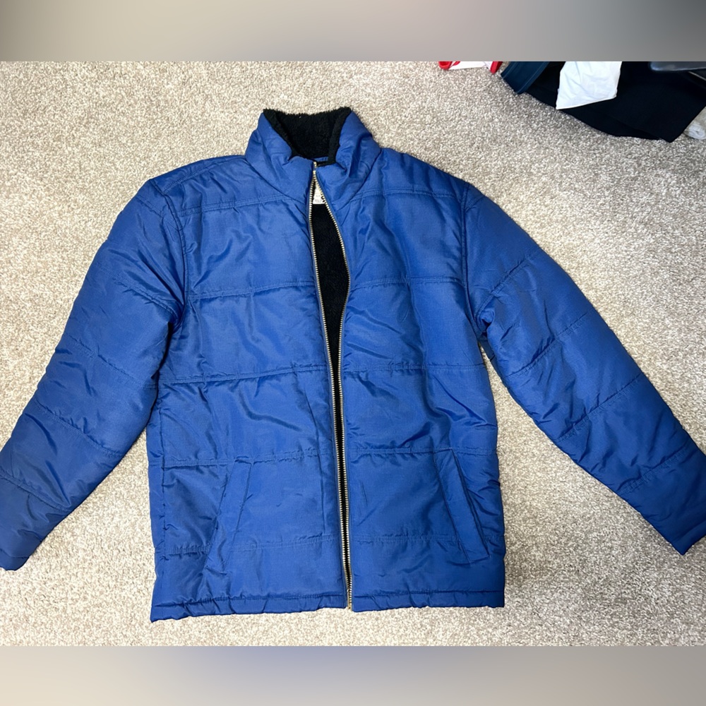 Fleece lined men’s jacket weatherproof
